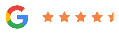 google reviews logo with 5 stars in color